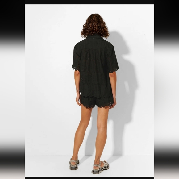 (Tuckernuck) Kivari Estelle Shirt And Short Set - Black - Picture 5 of 6